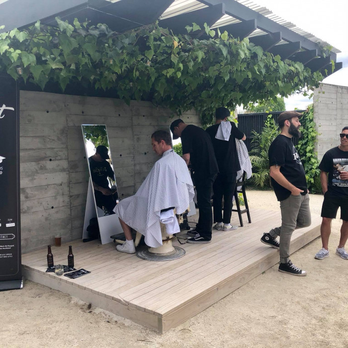 In the Cut: hallertau beer garden